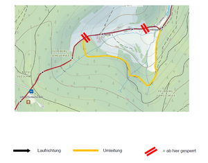 Umleitung 3. Etappe